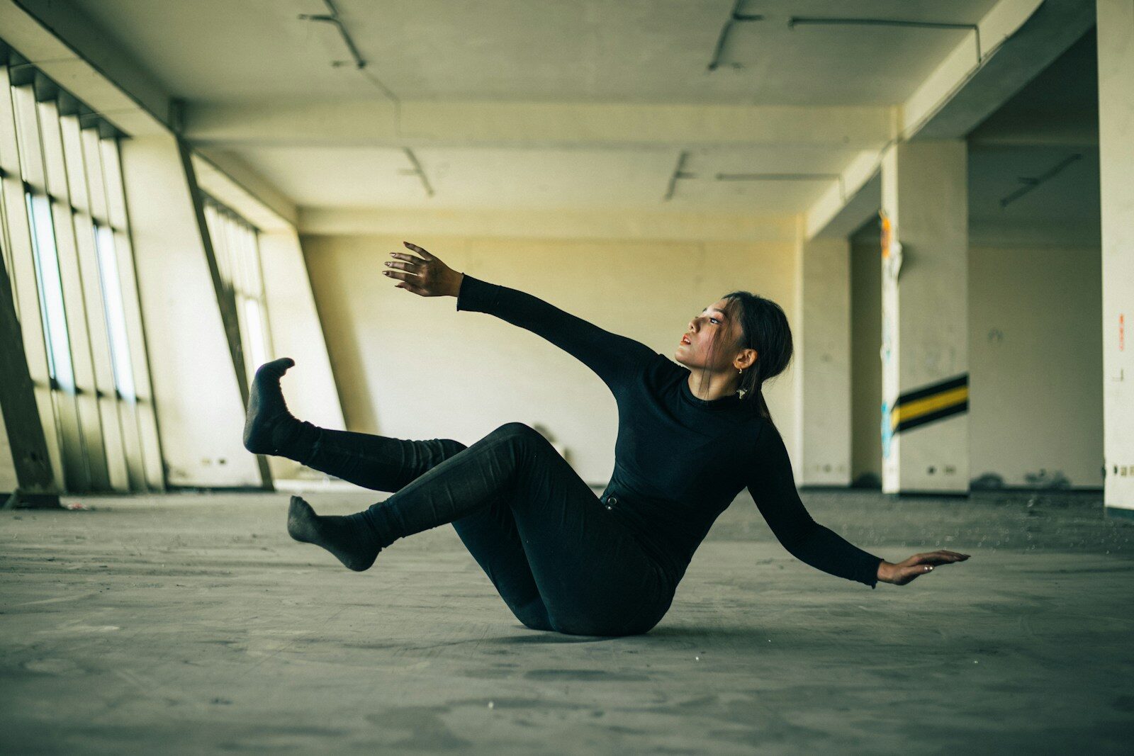 a man in a black suit